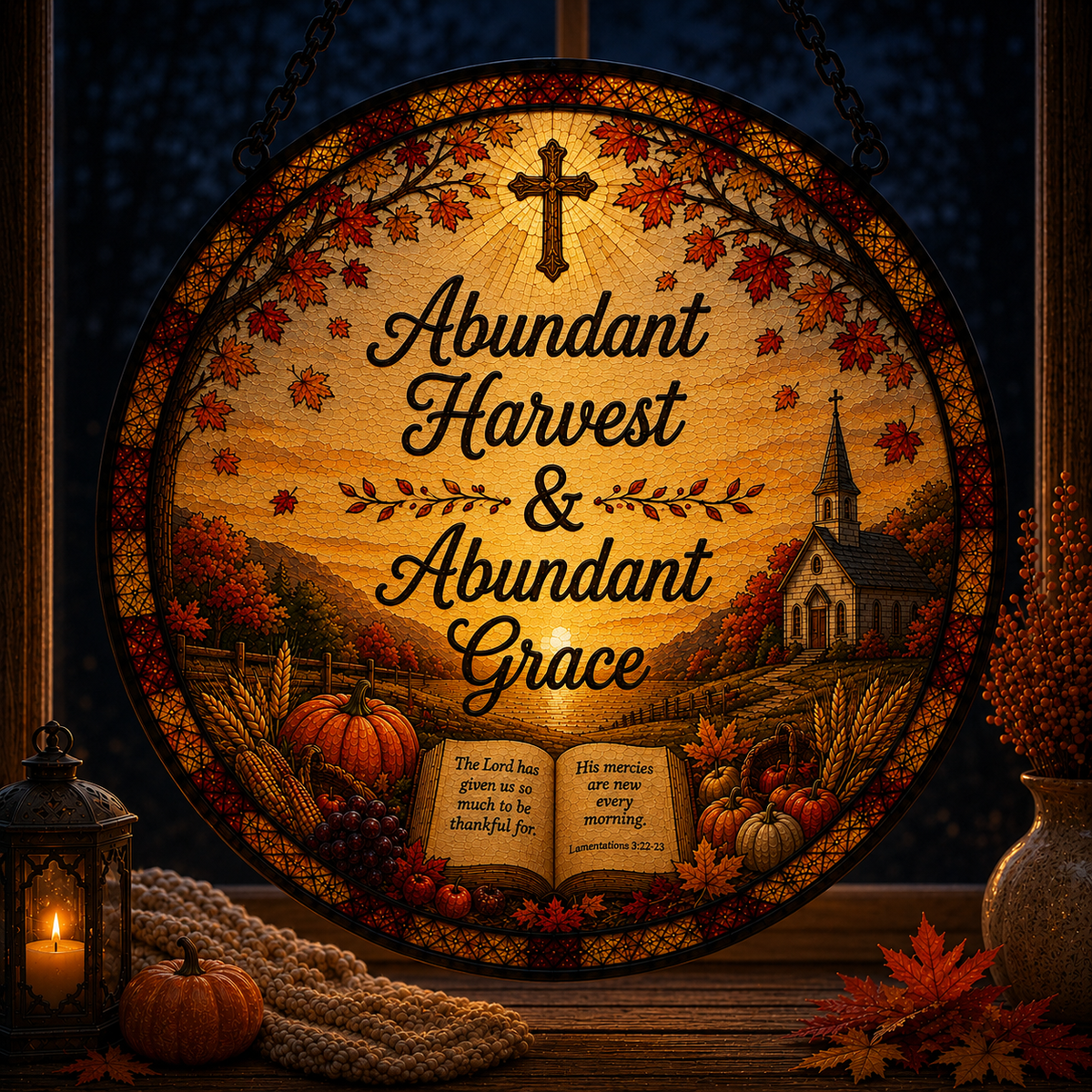 Abundant Harvest Suncatcher