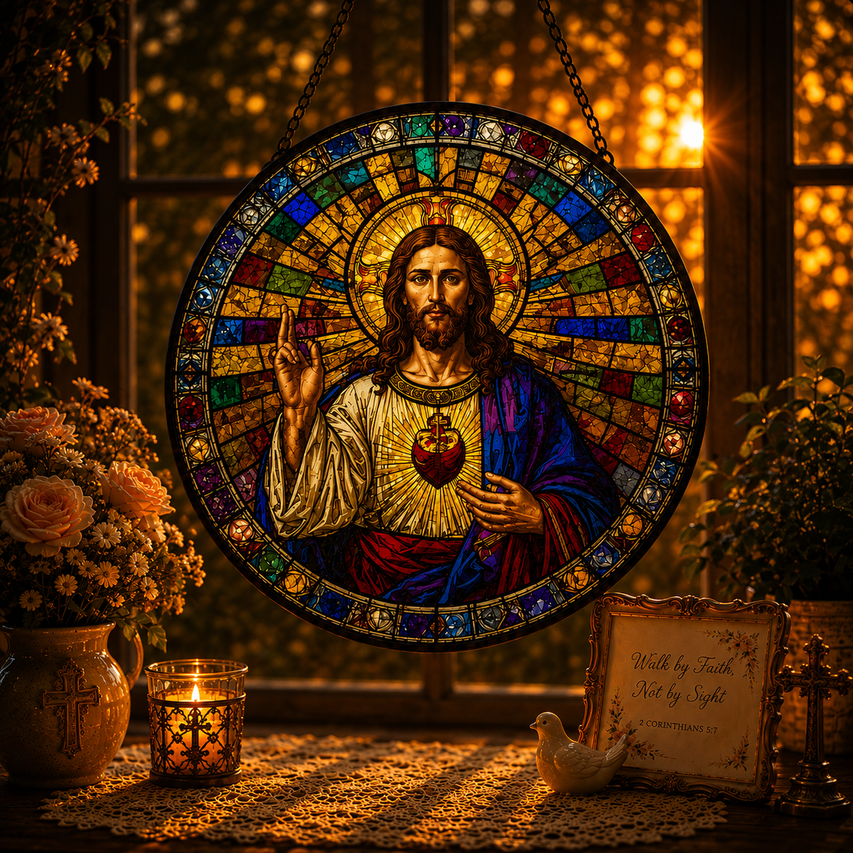 Christ the King Suncatcher