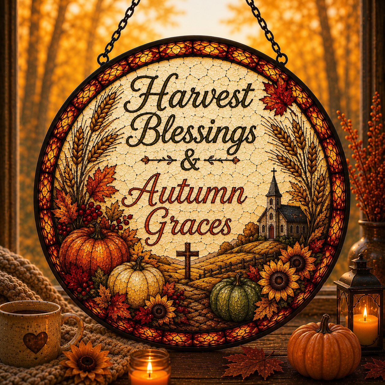 Harvest Blessings Suncatcher