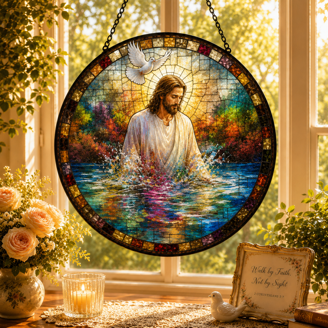 Baptism of Light Suncatcher