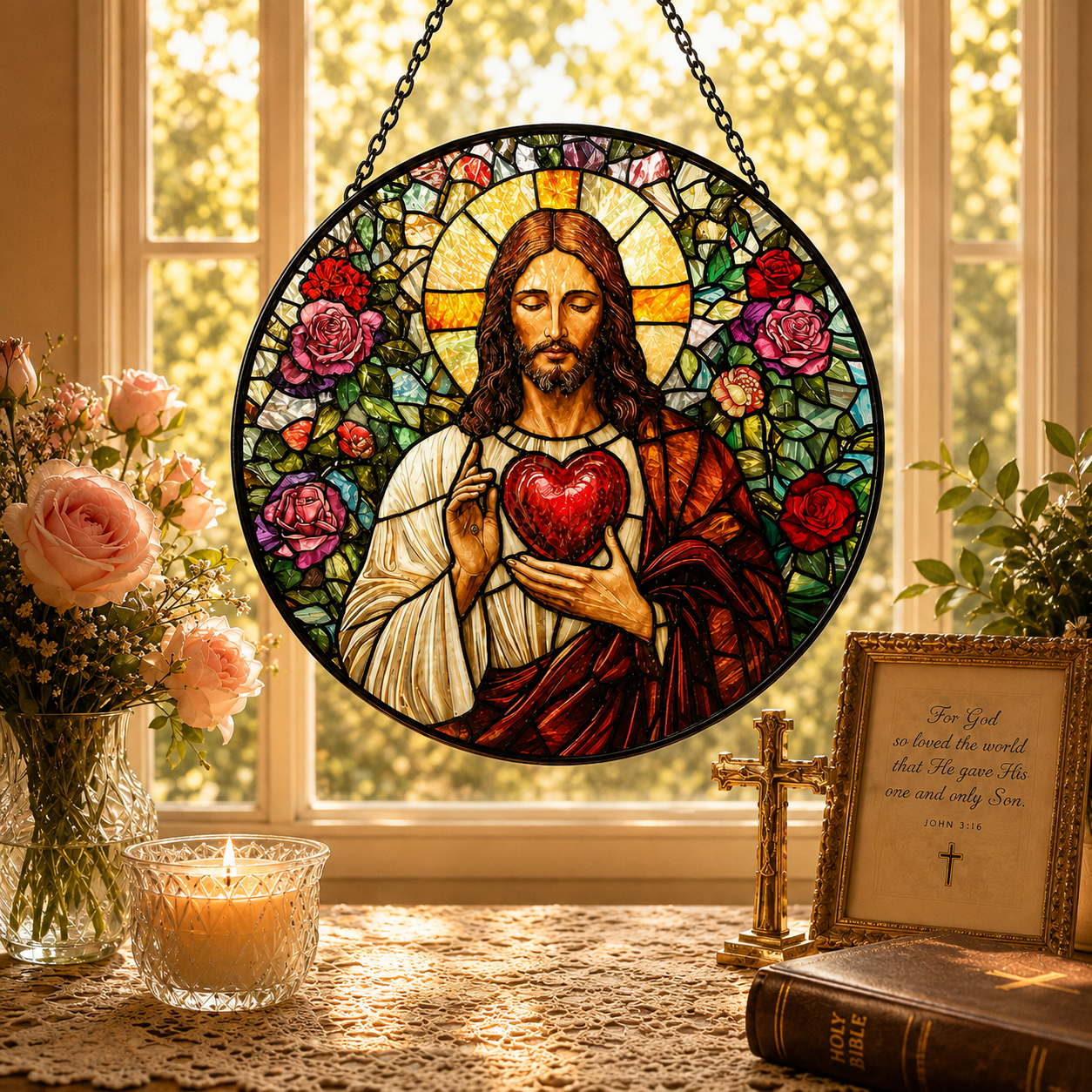Sacred Love Suncatcher