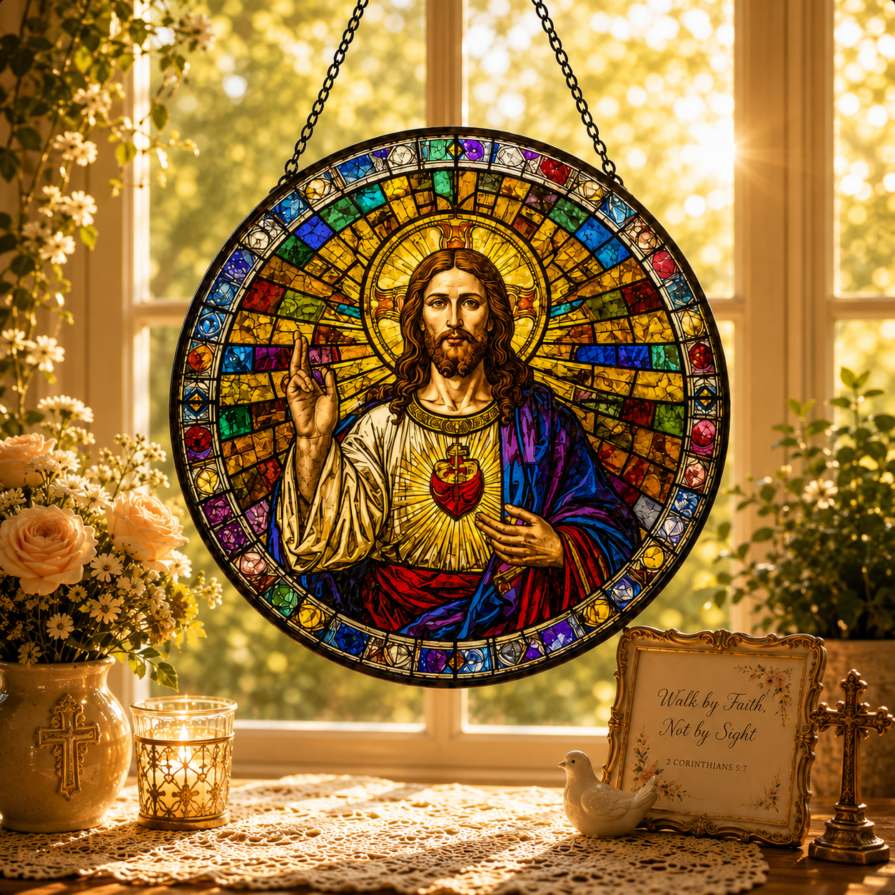 Christ the King Suncatcher