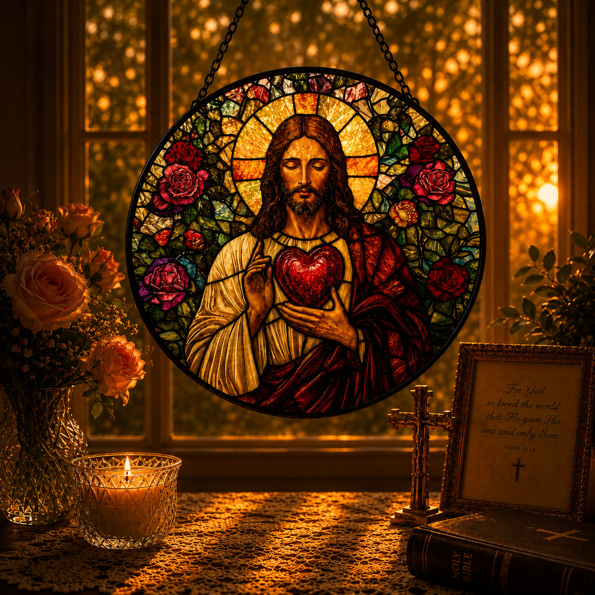 Sacred Love Suncatcher