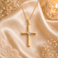 Birthstone Cross Necklace