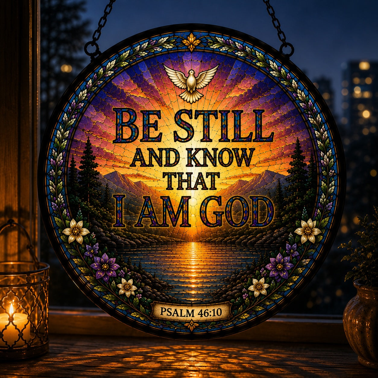 Be Still And Know Suncatcher
