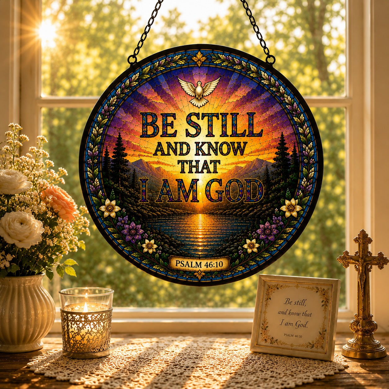 Be Still And Know Suncatcher