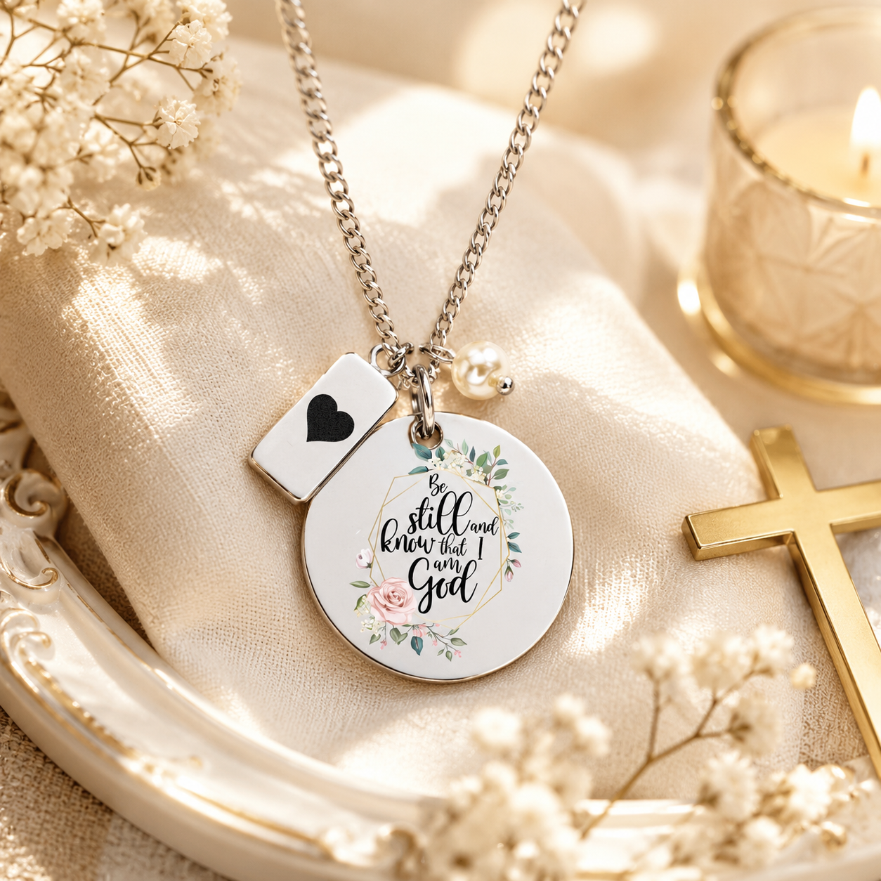 Be Still Floral Necklace