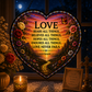 Love Never Fails Suncatcher