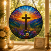 Faith Blooms Here Suncatcher