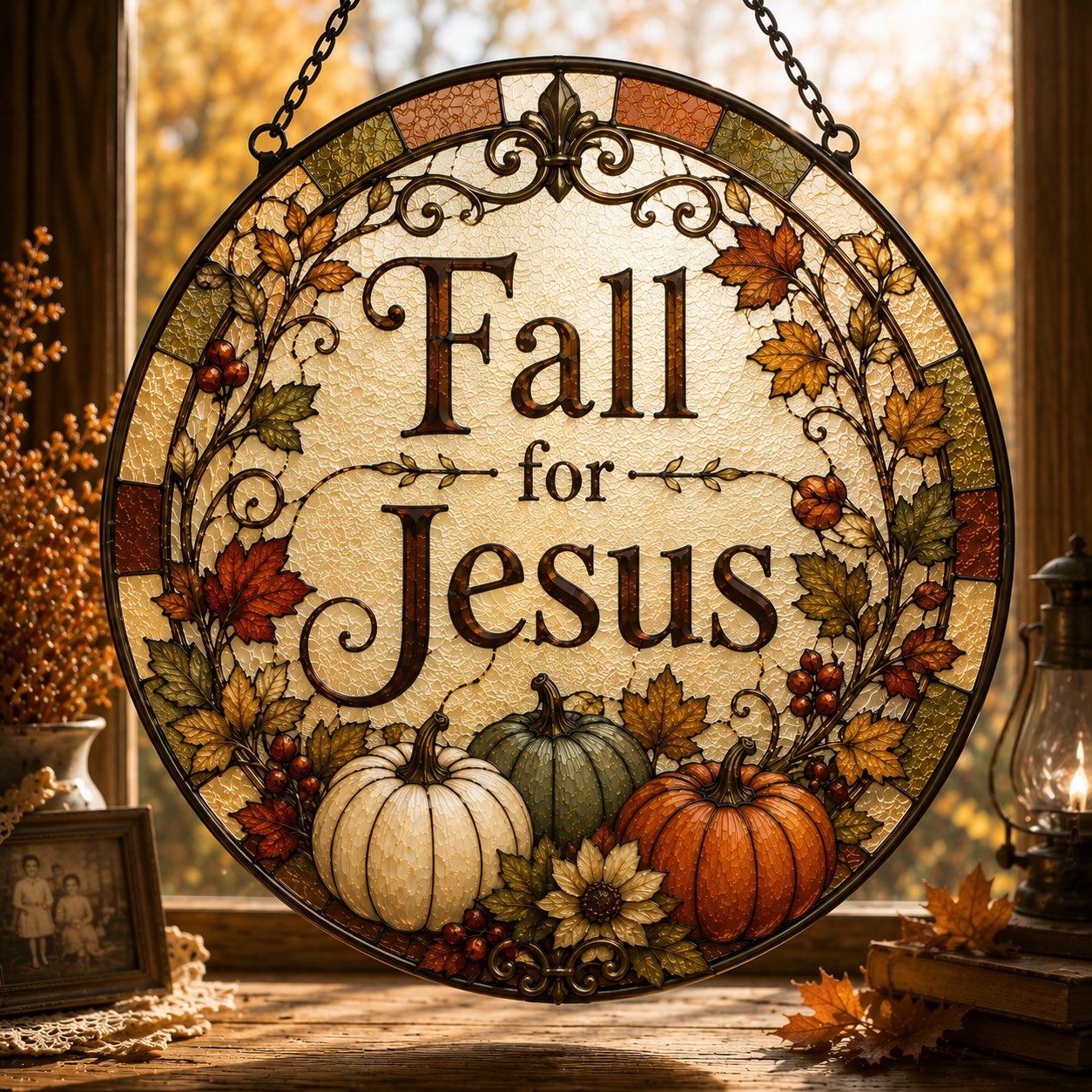 Fall For Jesus Suncatcher 11