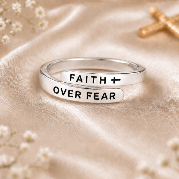 Faith Over Fear Ring