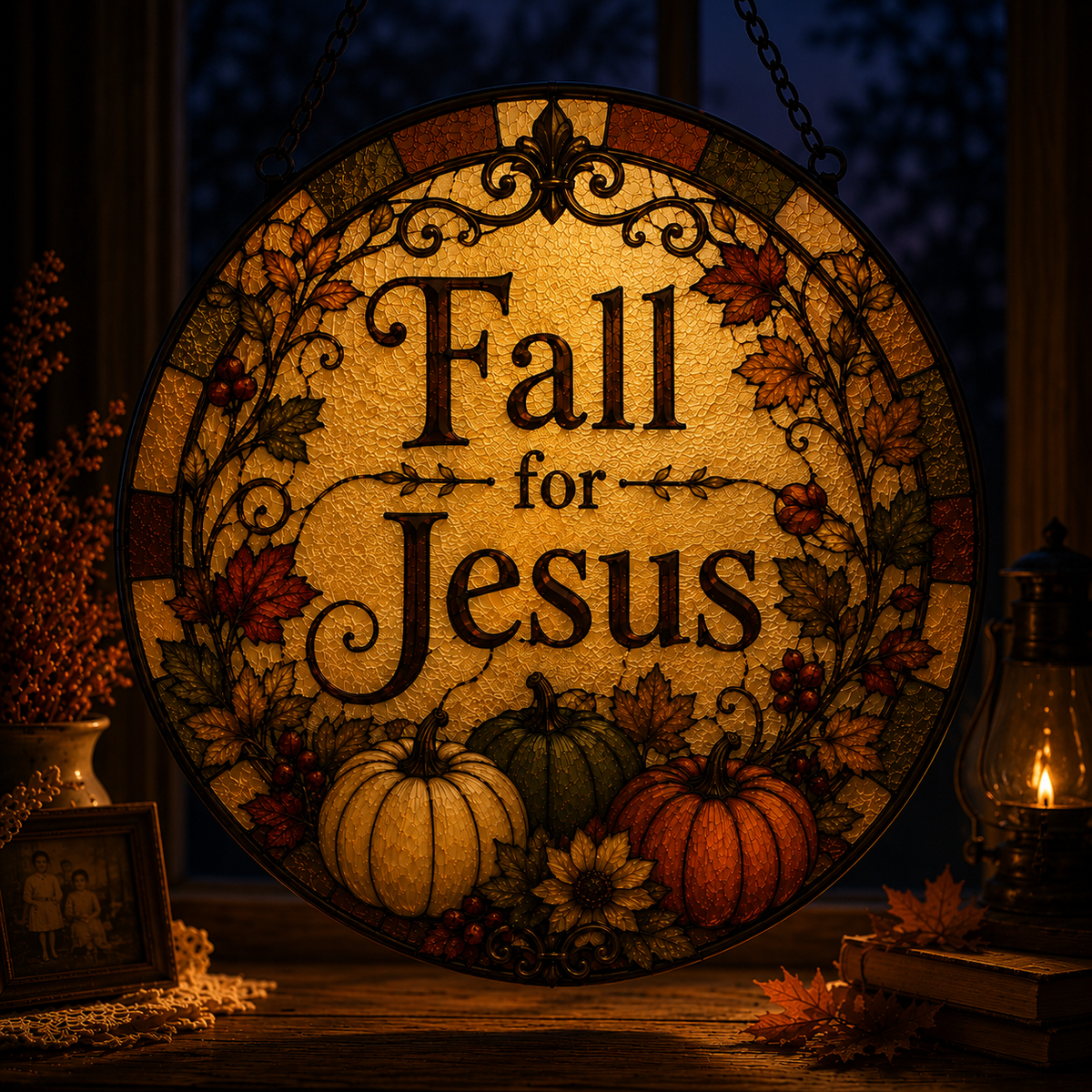 Fall For Jesus Suncatcher 11