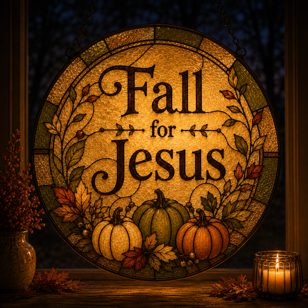 Fall For Jesus Suncatcher 7