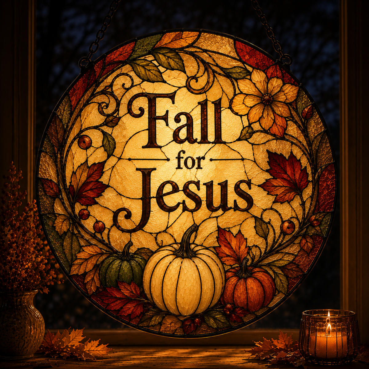 Fall For Jesus Suncatcher 9