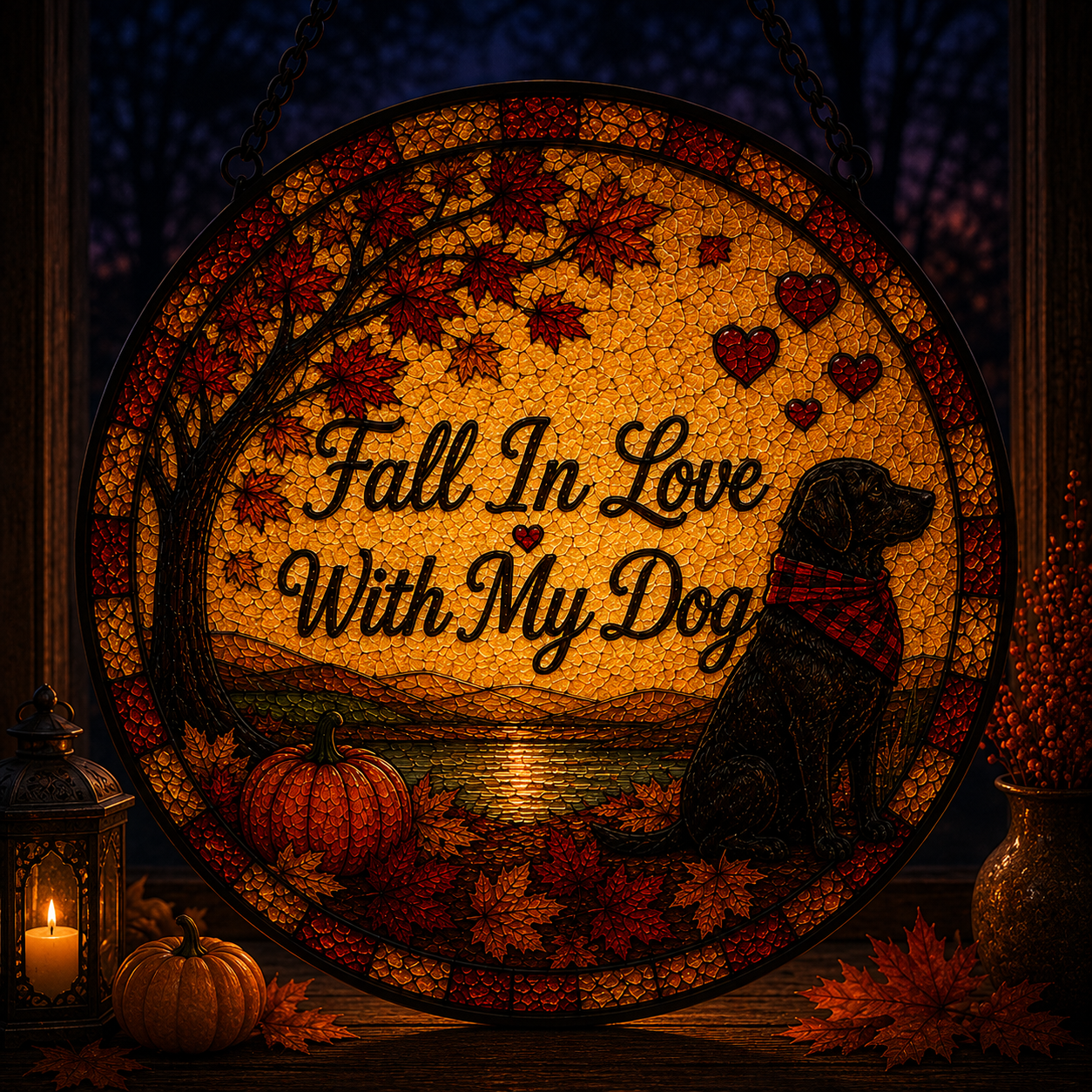 Fall In Love Suncatcher