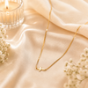 Gold Cross Minimalist Necklace