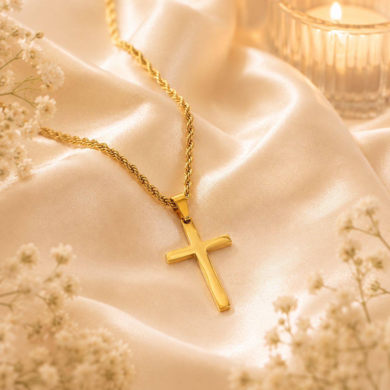 Gold Cross Necklace