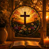 Grace Blooms Here Suncatcher