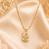Jesus Engraving Necklace