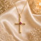 Birthstone Cross Necklace