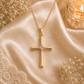Birthstone Cross Necklace