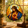 Sacred Heart of Jesus Suncatcher