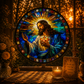 Sacred Heart of Peace Suncatcher