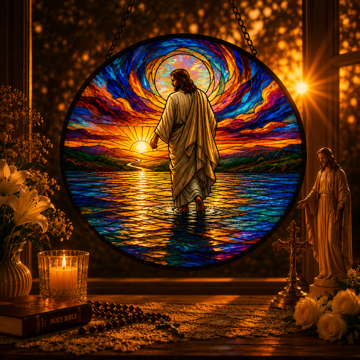 Sunrise of Hope Suncatcher