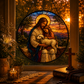 The Shepherd’s Embrace Suncatcher
